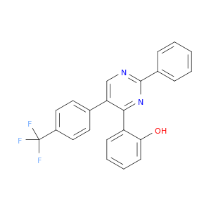 Phenol, 2-[2-phenyl-5-[4-(trifluoromethyl)phenyl]-4-pyrimidinyl]-