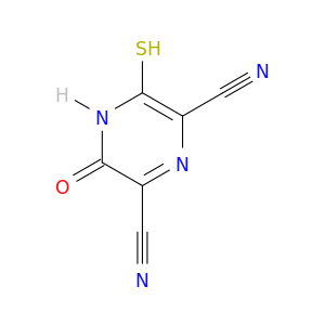 2,6-Pyrazinedicarbonitrile, 3,4-dihydro-5-mercapto-3-oxo-
