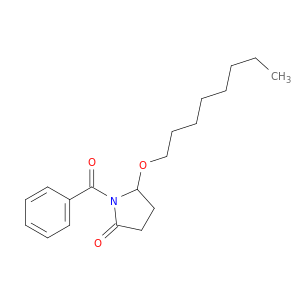 2-Pyrrolidinone, 1-benzoyl-5-(octyloxy)-, (+-)-