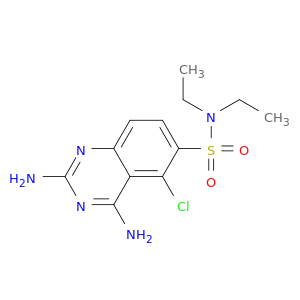 2,4-DIAMINO-5-CHLORO-QUINAZOLINE-6-SULFONIC ACID DIETHYLAMIDE