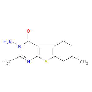 5,6,7,8-四氢-3-氨基-2,7-二甲基苯并噻吩(2,3-D)嘧啶-4(3H)-酮