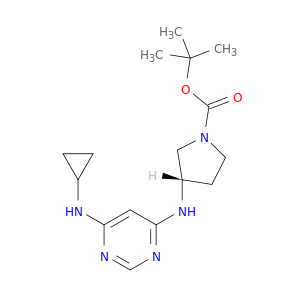 (S)-3-(6-环丙基氨基-嘧啶-4-基氨基)-吡咯烷-1-羧酸叔丁基酯