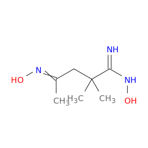 Pentanimidamide, N-hydroxy-4-(hydroxyimino)-2,2-dimethyl-
