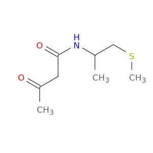 Butanamide, N-[1-methyl-2-(methylthio)ethyl]-3-oxo-