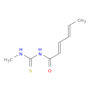 2,4-Hexadienamide, N-[(methylamino)thioxomethyl]-, (E,E)-
