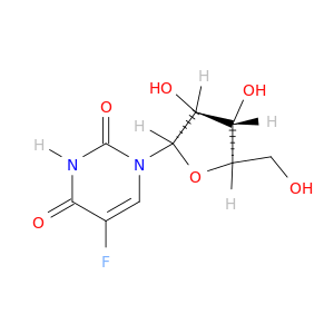 1-[3,4-dihydroxy-5-(hydroxymethyl)oxolan-2-yl]-5-fluoro-pyrimidine-2,4-dione
