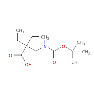 2-({[(tert-Butoxy)carbonyl]amino}methyl)-2-ethylbutanoic Acid
