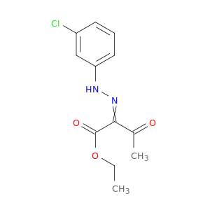 Butanoic acid, 2-[(3-chlorophenyl)hydrazono]-3-oxo-, ethyl ester
