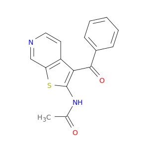 Acetamide, N-(3-benzoylthieno[2,3-c]pyridin-2-yl)-