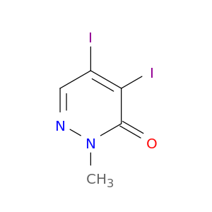 3(2H)-Pyridazinone, 4,5-diiodo-2-methyl-