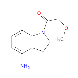 1-(4-amino-2,3-dihydro-1H-indol-1-yl)-2-methoxyethan-1-one