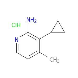 3-Cyclopropyl-4-methylpyridin-2-amine hydrochloride