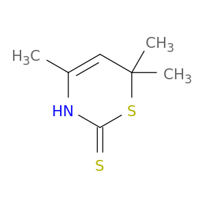 2H-1,3-Thiazine-2-thione,3,6-dihydro-4,6,6-trimethyl-
