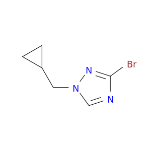 3-bromo-1-(cyclopropylmethyl)-1H-1,2,4-triazole