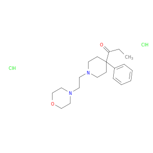 1-Propanone,1-[1-[2-(4-morpholinyl)ethyl]-4-phenyl-4-piperidinyl]-, hydrochloride (1:2)