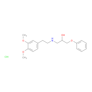 1-((3,4-Dimethoxyphenethyl)amino)-3-phenoxy-2-propanol hydrochloride