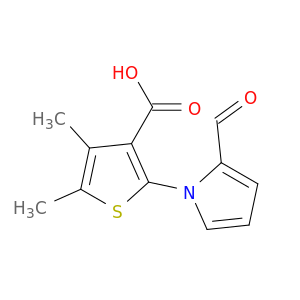 3-Thiophenecarboxylic acid, 2-(2-formyl-1H-pyrrol-1-yl)-4,5-dimethyl-