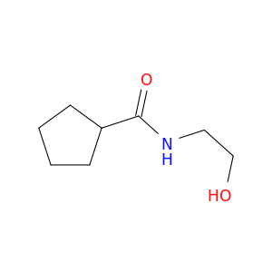 Cyclopentanecarboxamide, N-(2-hydroxyethyl)-