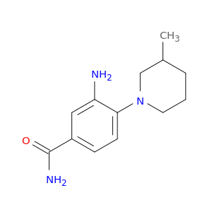 3-Amino-4-(3-methylpiperidin-1-yl)benzamide