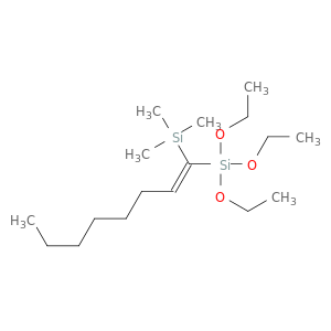 Silane, triethoxy[(1E)-1-(trimethylsilyl)-1-octen-1-yl]-
