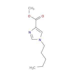 1H-Imidazole-4-carboxylic acid, 1-pentyl-, methyl ester