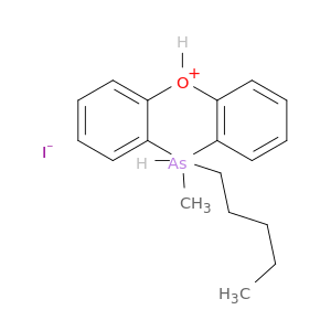 10H-Phenoxarsinium, 10-methyl-10-pentyl-, iodide
