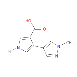 4-(1-Methyl-1H-pyrazol-4-yl)-1H-pyrrole-3-carboxylic Acid