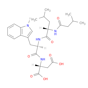 D-Aspartic acid, N-[N-[N-(3-methyl-1-oxobutyl)-L-leucyl]-D-tryptophyl]-