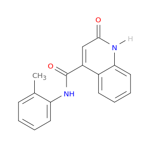4-Quinolinecarboxamide,1,2-dihydro-N-(2-methylphenyl)-2-oxo-