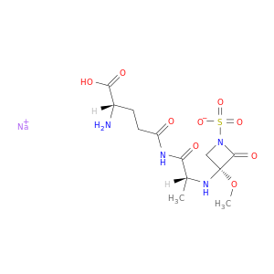 D-Alaninamide, D-g-glutamyl-N-(3-methoxy-2-oxo-1-sulfo-3-azetidinyl)-,monosodium salt, (R)- (9CI)