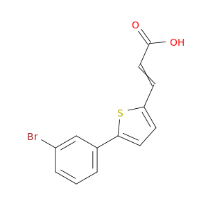 3-[5-(3-溴苯基)-2-噻吩基]-2-丙酸