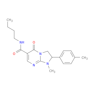 Imidazo[1,2-a]pyrimidine-6-carboxamide,N-butyl-1,2,3,5-tetrahydro-1-methyl-2-(4-methylphenyl)-5-oxo-