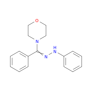 Morpholine, 4-[phenyl(phenylhydrazono)methyl]-