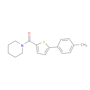 Piperidine, 1-[[5-(4-methylphenyl)-2-thienyl]carbonyl]-
