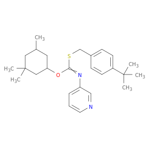 S-((4-(1,1-DIMETHYLETHYL)PHENYL)METHYL) O-(3,3,5-TRIMETHYLCYCLOHEXYL) PYRIDIN-3-YLCARBONIMIDOTHIOATE