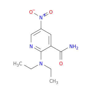 3-Pyridinecarboxamide, 2-(diethylamino)-5-nitro-