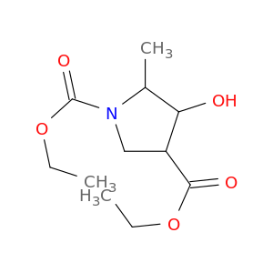 1,3-Pyrrolidinedicarboxylic acid, 4-hydroxy-5-methyl-, diethyl ester