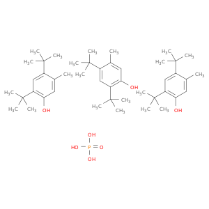 Phenol, 2,4-bis(1,1-dimethylethyl)-5-methyl-, phosphate (3:1)