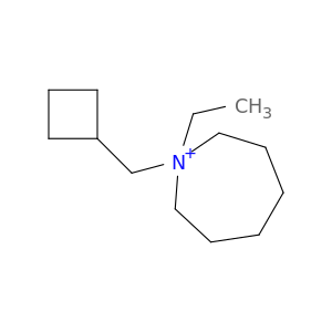 1H-Azepinium, 1-(cyclobutylmethyl)-1-ethylhexahydro-