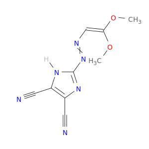 1H-Imidazole-4,5-dicarbonitrile, 2-[(2,2-dimethoxyethenyl)azo]-