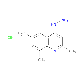 4-Hydrazino-2,6,8-trimethylquinoline hydrochloride
