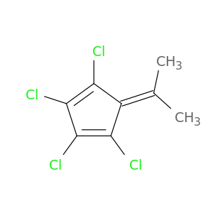 1,3-Cyclopentadiene, 1,2,3,4-tetrachloro-5-(1-methylethylidene)-