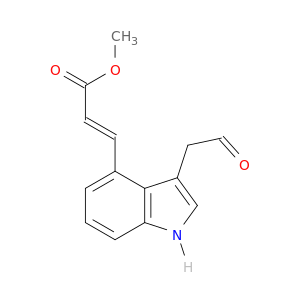 2-Propenoic acid, 3-[3-(2-oxoethyl)-1H-indol-4-yl]-, methyl ester, (E)-