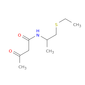 Butanamide, N-[2-(ethylthio)-1-methylethyl]-3-oxo-