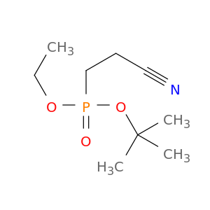 Phosphonic acid, (2-cyanoethyl)-, 1,1-dimethylethyl ethyl ester