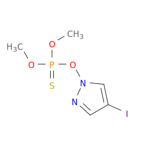 1H-Pyrazole, 1-[(dimethoxyphosphinothioyl)oxy]-4-iodo-
