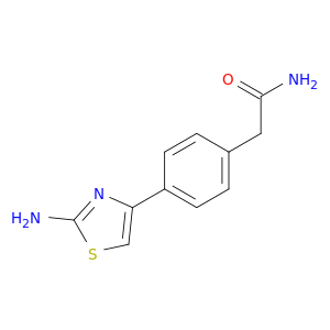 2-[4-(2-Amino-1,3-thiazol-4-yl)phenyl]acetamide