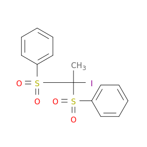 Benzene, 1,1'-[(1-iodoethylidene)bis(sulfonyl)]bis-