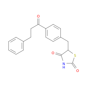 2,4-Thiazolidinedione, 5-[[4-(1-oxo-3-phenylpropyl)phenyl]methyl]-