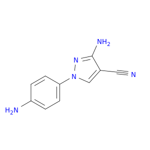 1H-吡唑-4-碳腈,3-氨基-1-(4-氨基苯基)-